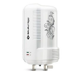 Bajaj New Majesty Instant 3 Litre, 3 KW Verical Water Heater (White) Wall mounting