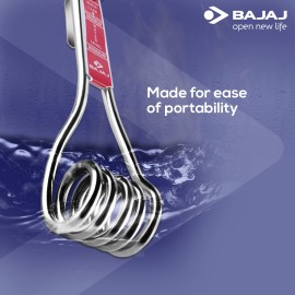 Bajaj Copper Immersion Rod Water Heater 1500 Watts, Silver