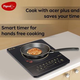 Pigeon Acer Plus Induction Cooktop (Black, Touch Panel)