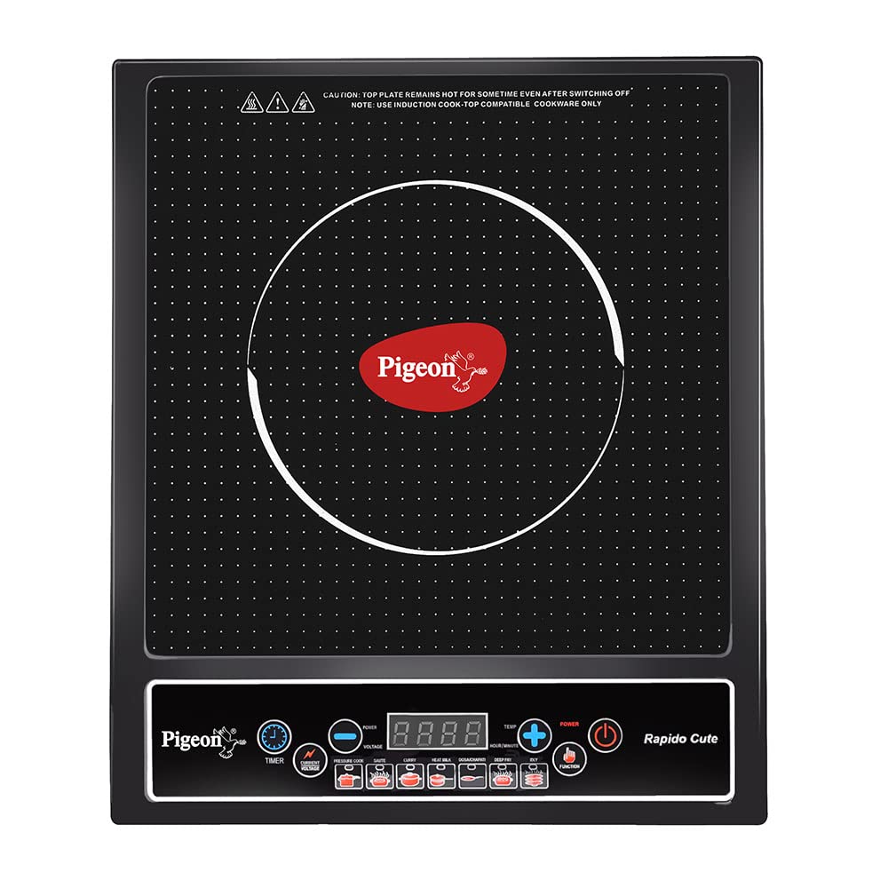 Pigeon Copper Coil Rapido Cute Induction Cooktop (Black)