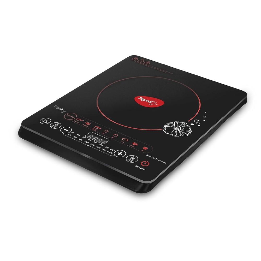 Pigeon Rapido Touch DX Induction Cooktop(Black, Touch Panel)