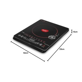 Pigeon Rapido Touch DX Induction Cooktop(Black, Touch Panel)