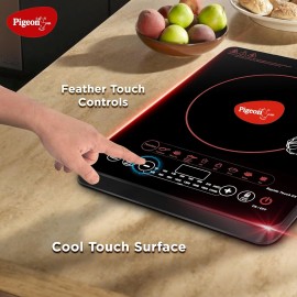 Pigeon Rapido Touch DX Induction Cooktop(Black, Touch Panel)