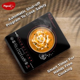 Pigeon Rapido Touch DX Induction Cooktop(Black, Touch Panel)