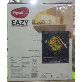 Pigeon Eazy Induction Cooktop (Black, Push Button)