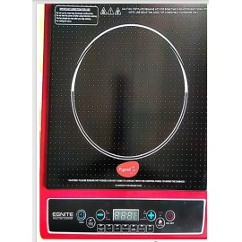 Pigeon Egnite 1800W Induction Cooktop(Black, Push Button)