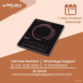 Bajaj ICX 200FP 2000W Induction Cooktop, Black