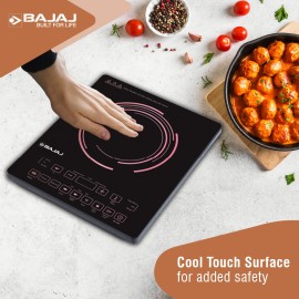 Bajaj ICX 200FP 2000W Induction Cooktop, Black