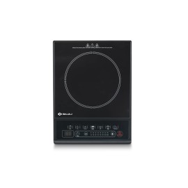 Bajaj Majesty ICX Neo 1600W Induction Glass Ceramic Cooktop With Pan Sensor And Voltage Pro Technology, Black