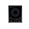 Bajaj Splendid 1200W Induction Glass Ceramic Cooktop with Pan Sensor and Voltage Pro Technology, Black