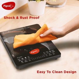 Pigeon Rapido Sleek Induction Cooktop (Multicolor, Touch Panel)