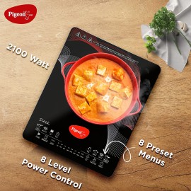 Pigeon Rapido Sleek Induction Cooktop (Multicolor, Touch Panel)