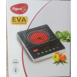 Pigeon EVA Infrared Cooktop (Black, Touch Panel)