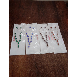 Necklace and Earrings Set Wedding Jewelry Set (1 Set / Mix Color)