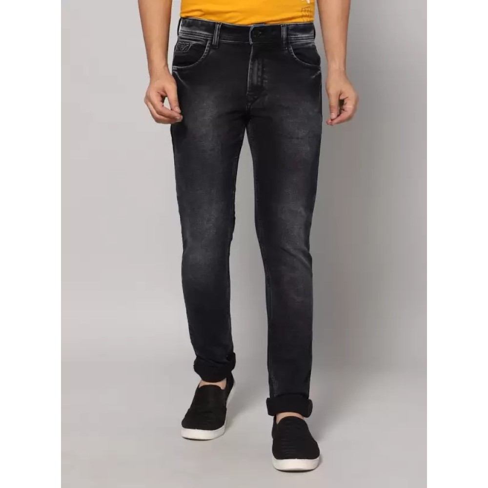 RJ Denim Regular Men Black Jeans (RJD147)