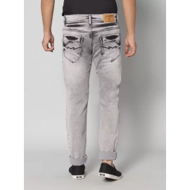 RJ Denim Men Regular Mid Rise Grey Jeans ( RJD183)