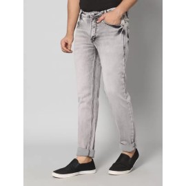 RJ Denim Men Regular Mid Rise Grey Jeans ( RJD183)