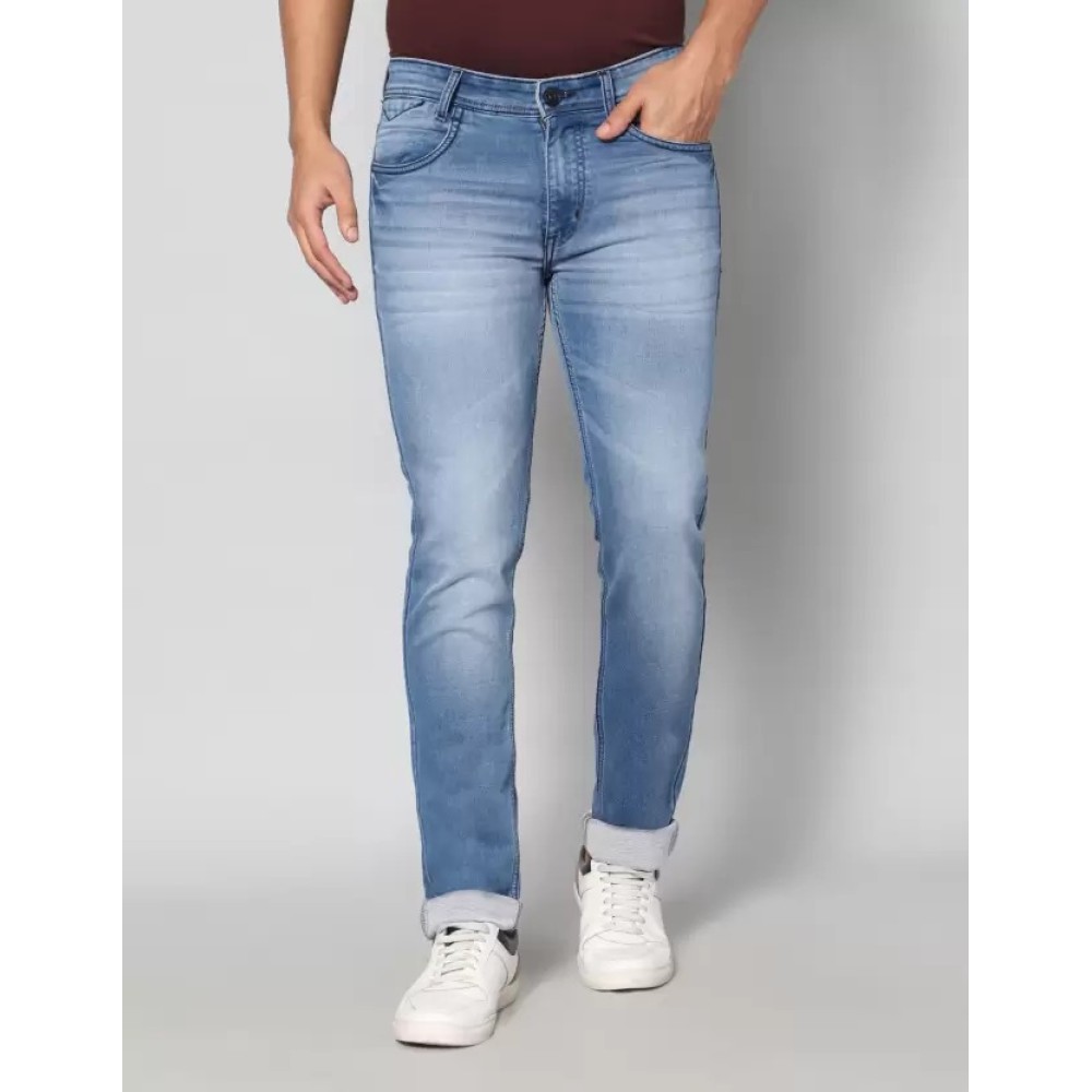 RJ Denim  Men Regular Mid Rise Blue Jeans (RJD188_34)