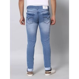 RJ Denim Men Regular Mid Rise Light Blue Jeans (RJD198_36)