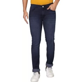 Men Regular Mid Rise Blue Jeans (RJD210)