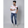 Men Regular Mid Rise Dark Blue Jeans (RJD225)