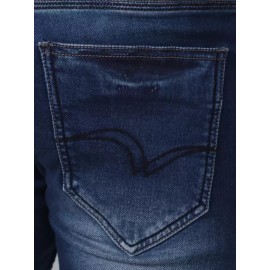 Men Regular Mid Rise Dark Blue Jeans (RJD225)