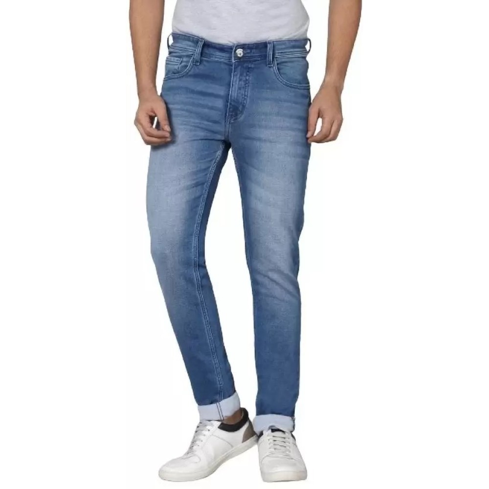 Men Regular Mid Rise Blue Jeans (RJD226)