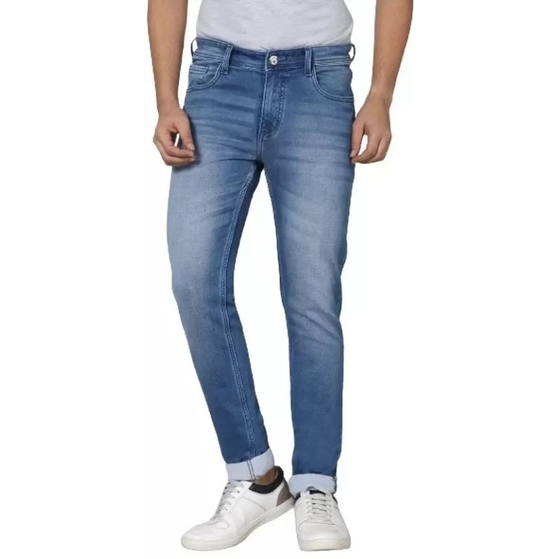 Men Regular Mid Rise Blue Jeans (RJD226)