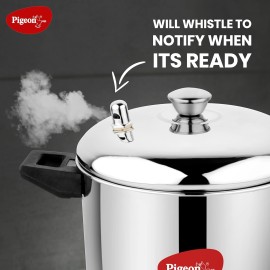 Pigeon Stainless Steel Idly Maker 4 Plates Compatible with Induction and Gas Stove