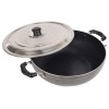 Nelkon Nonstick Deep Kadhai Stainless Steel Heathy Cooking  (Medium 215 mm)