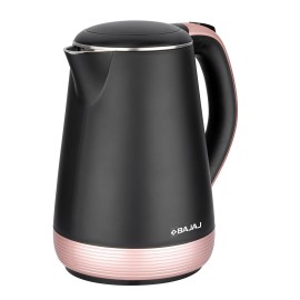 Bajaj KTP 1.7 Litre Electric Kettle Concealed Element Stainless Steel 304 Food Grade Inner Body  Auto Shut-Off Dry Boil Mechanism 2 Years Warranty Double Wall/Gold
