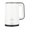 Pigeon Evoke Electric Kettle with Stainless Steel Body, 1.8 litre, used for boiling Water, making tea and coffee, instant noodles, soup etc. (White)