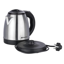 Bajaj Kettle 1.2L SS Electric Kettle (Black and Silver)