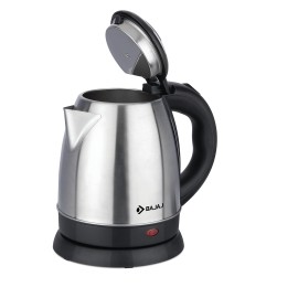 Bajaj 1.8L SS Electric Kettle (Black and Silver)