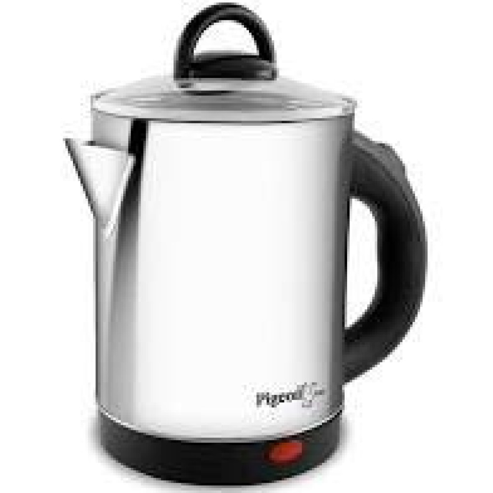 Pigeon Hot Stainless Steel Electric Kettle,1.7 Litre,with 1500 Watt,Silver,Large