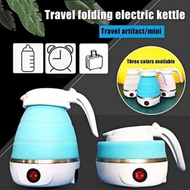 SKADIOO Electric Kettle, Hot Water Kettle, (600-Watt) Portable kettle for Travel, Foldable Kettle for Hot water/Tea kettle For instant Tea & Coffee Maker | kettle for office desk (color may vary)