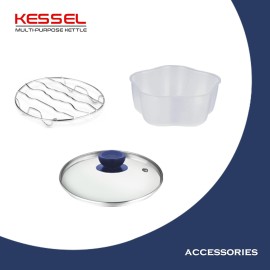 Pigeon Kessel Multipurpose Kettle 1.5 liters with Stainless Steel Body, used for boiling Water and milk, Tea, Coffee, Oats, Noodles, Soup 600 Watt (Blue)
