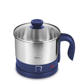 Pigeon Kessel Multipurpose Kettle 1.5 liters with Stainless Steel Body, used for boiling Water and milk, Tea, Coffee, Oats, Noodles, Soup 600 Watt (Blue)