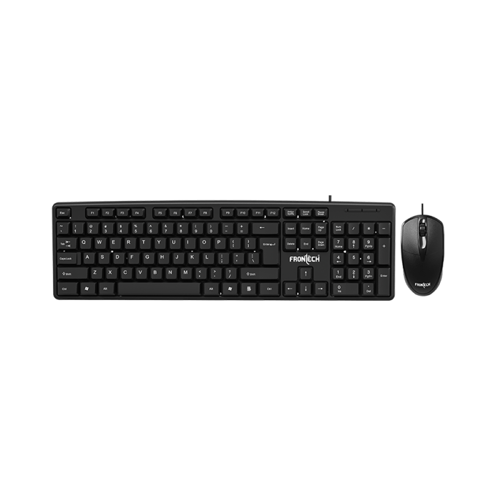 Frontech KB-0012 Wired Keyboard Mouse Combo