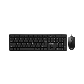 Frontech KB-0012 Wired Keyboard Mouse Combo