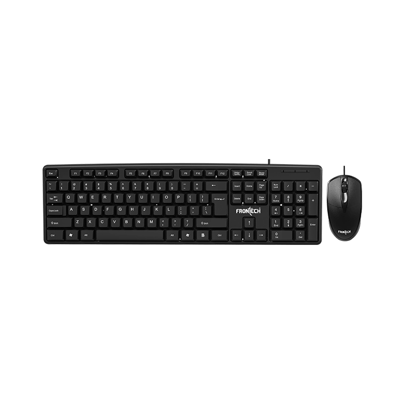 Frontech KB-0012 Wired Keyboard Mouse Combo