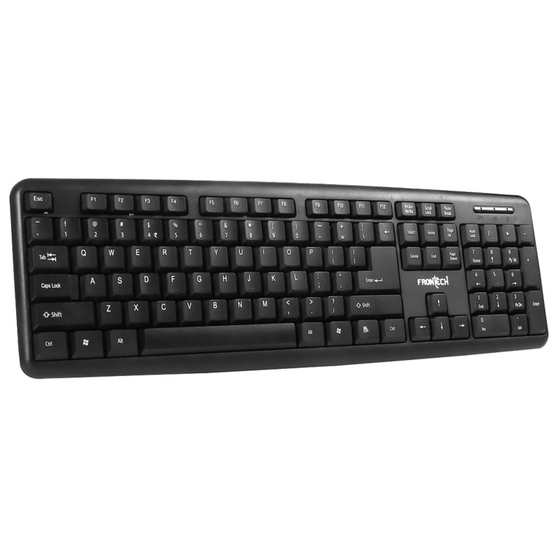 Frontech FT-1672 Wired USB Desktop Keyboard  (Black)