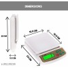 10Kg Weight Machine with Fast Response Sensor for Home, Kitchen Weighing Scale (White)