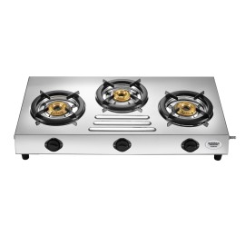 Maharaja Aventus 3B Gas Cooktop, Stainless Steel