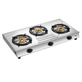 Maharaja Aventus 3B Gas Cooktop, Stainless Steel