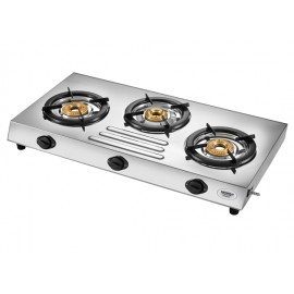 Maharaja Aventus 3B Gas Cooktop, Stainless Steel