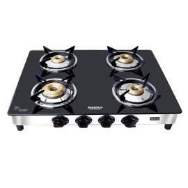 Maharaja Whiteline Belenus 4 Burner GS-111 Gas Cooktop -2 Years Warranty