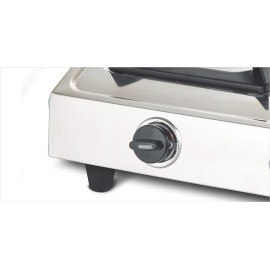 Bajaj Popular Eco, 2-Burner Open Stainless Steel, ISI Certified, Gas Stove (Silver, Black)