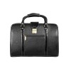 Hyatt Leather Accessories 24 Litres Leather Laptop Briefcase Bag for Men Office (Black)