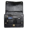 Hyatt Leather Accessories 16 Inch Leather Briefcases Laptop Office Bags for men (Black)